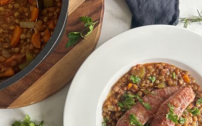 LENTEJAS AL ESTILO ITALIANO CON LONGANIZA